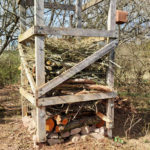 teilweise befüllter Turm