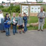 Einweihung des Infoschildes