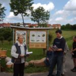 Einweihung der Teichanlage im Beisein der Presse und 2. Vorstand